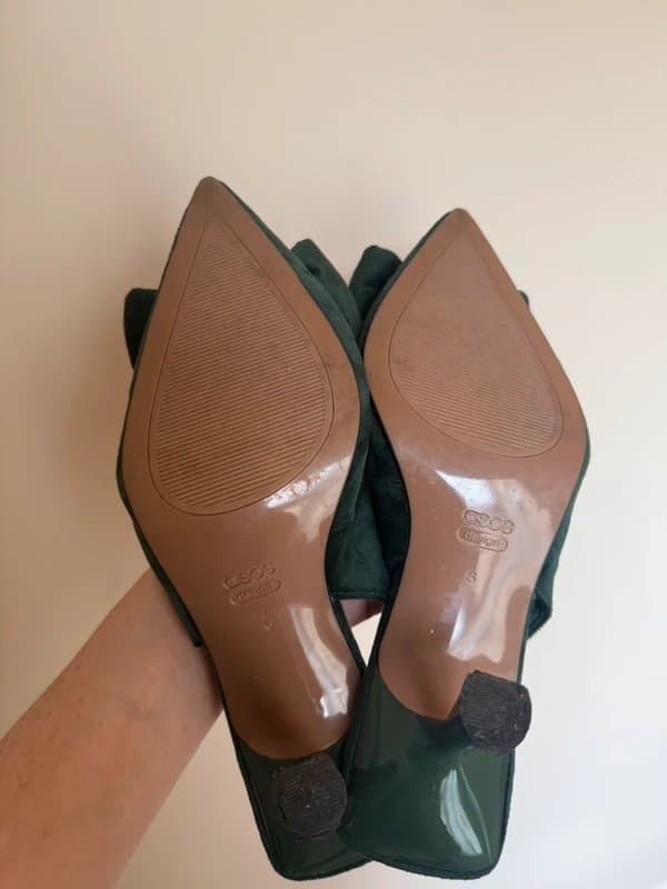 ASOS ASOS scarlett bow mid heel velvet size 6