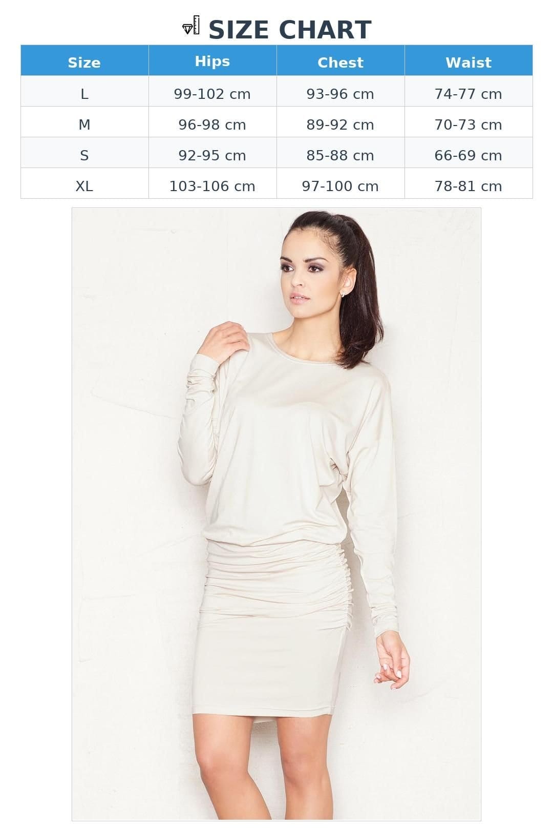 Love Lace Love Lace Women's Viscose Stretch Kimono Sleeve Dress in Beige - 4