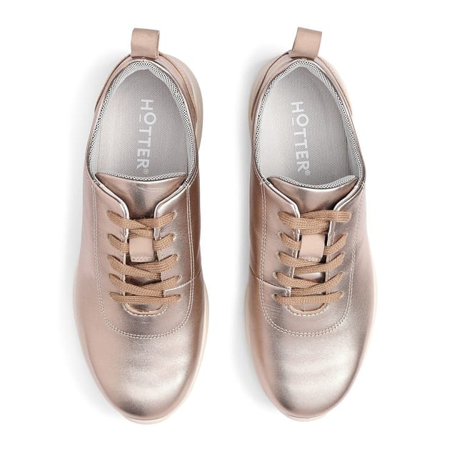 Hotter Hotter Women's 'Cosmos' Trainers in Rose Gold - 3