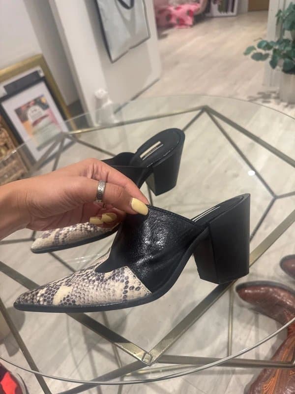 Topshop Topshop limited Edition Mule heels leather