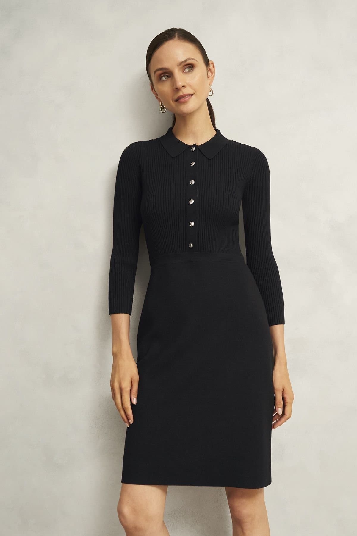 Hobbs London Hobbs London Women's Blanche Knitted Dress in Black