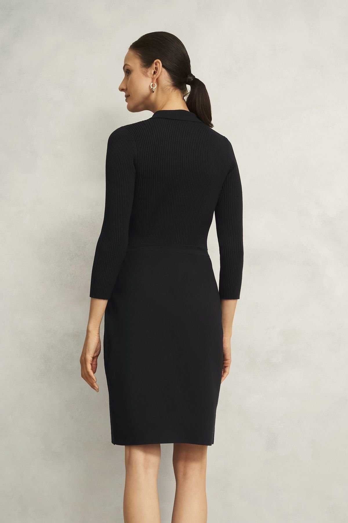 Hobbs London Hobbs London Women's Blanche Knitted Dress in Black - 4