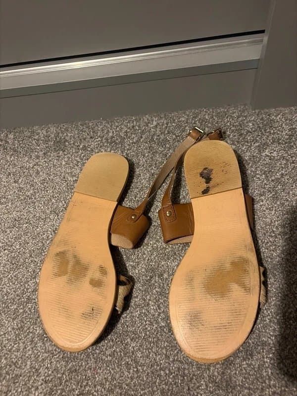 ASOS Design Leopard & brown strap sandals