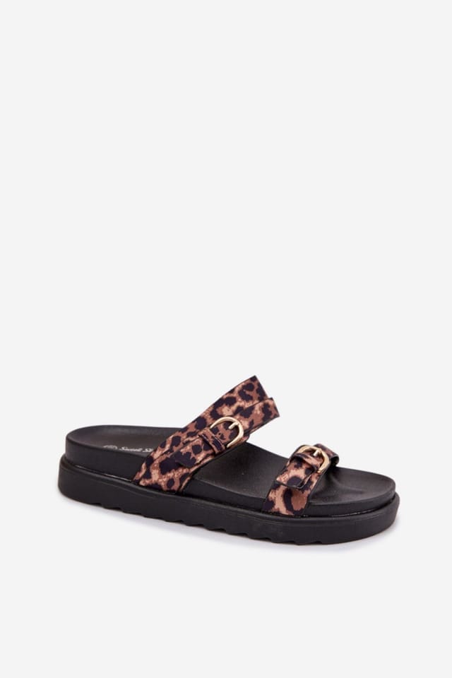 Love Lace Love Lace Women's Platform Sandals Step In Style Slip On Comfort Summer Footwear in Brown - 2