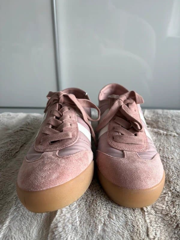 New Look New Look Pink White Trainers - size U.K. 5