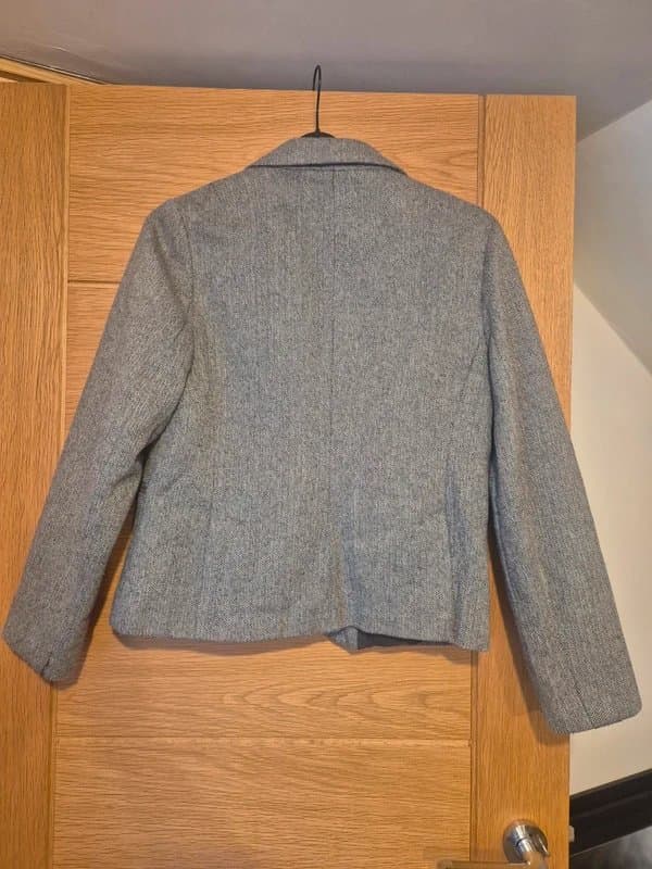 Topshop Top Shop Grey Herringbone Jacket