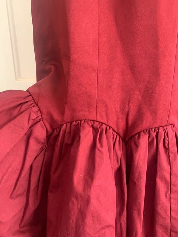 Never Fully Dressed Never fully dressed burgundy monkia Dress 12