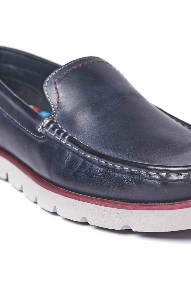 Moshulu Moshulu 'Tarlton' Men's Slip-on Shoes in Navy - 2