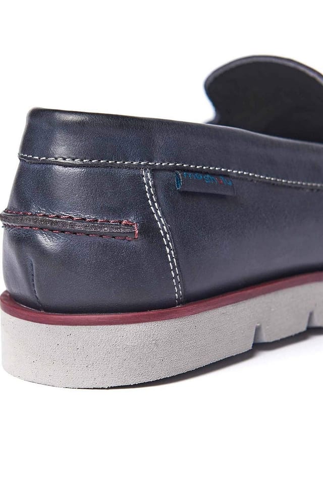 Moshulu Moshulu 'Tarlton' Men's Slip-on Shoes in Navy - 3
