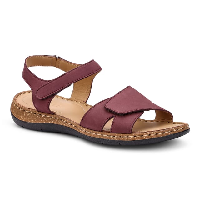 Hotter Hotter Women's 'Piya' Sandals in Maroon - 2