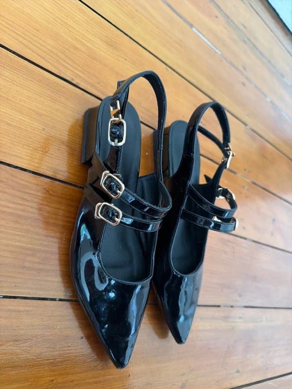 ASOS Black pointed flats
