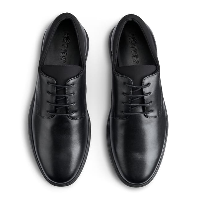 Hotter Hotter Men's Wide Fit 'Hugo' Formal Shoes in Black - 3