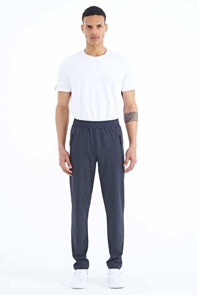Tommy Life Tommy Life Men's Straight-Leg Pull-On Sweatpants in Charcoal - 2