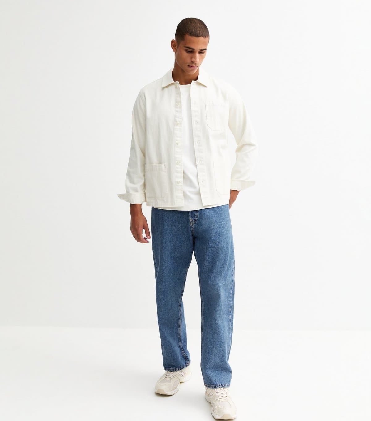 jack & jones Men's Light Blue Straight Leg Alex Denim Jeans Jack & Jones New Look