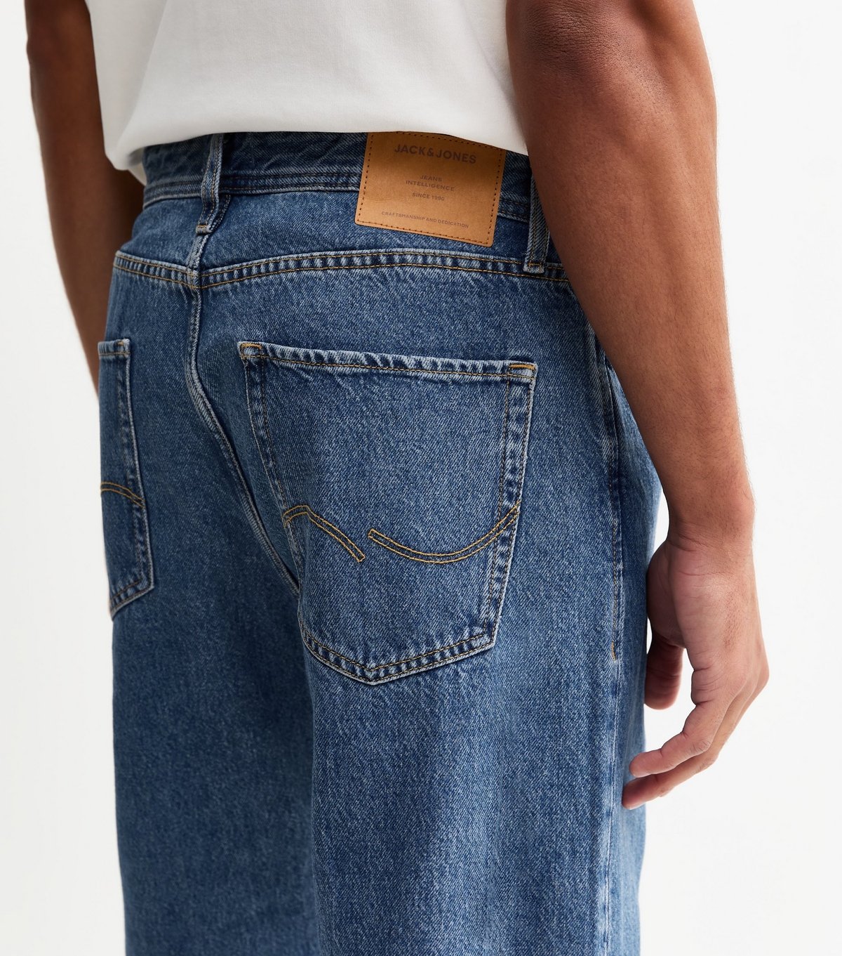 jack & jones Men's Light Blue Straight Leg Alex Denim Jeans Jack & Jones New Look - 3