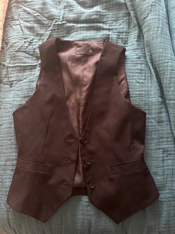 ASOS Black ASOS Waistcoat