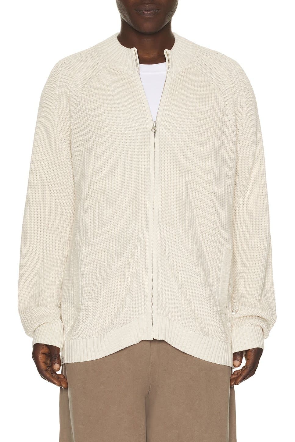 revolve Sunbleach Zip Up Sweater