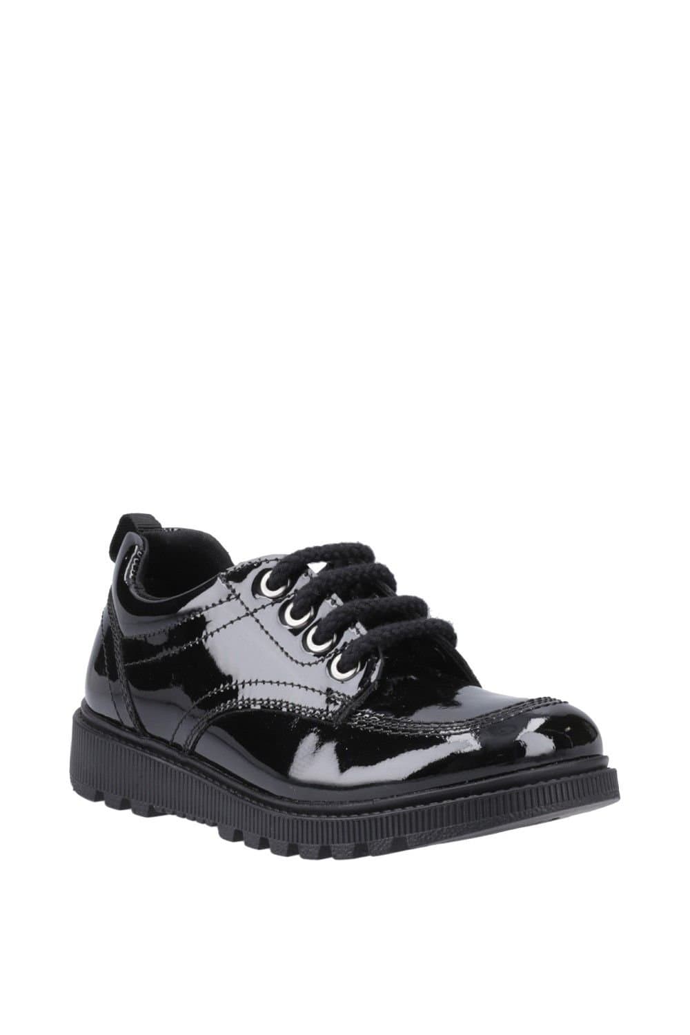 Hush Puppies Hush Puppies Women's Keeley Lace Up Patent Junior in Black