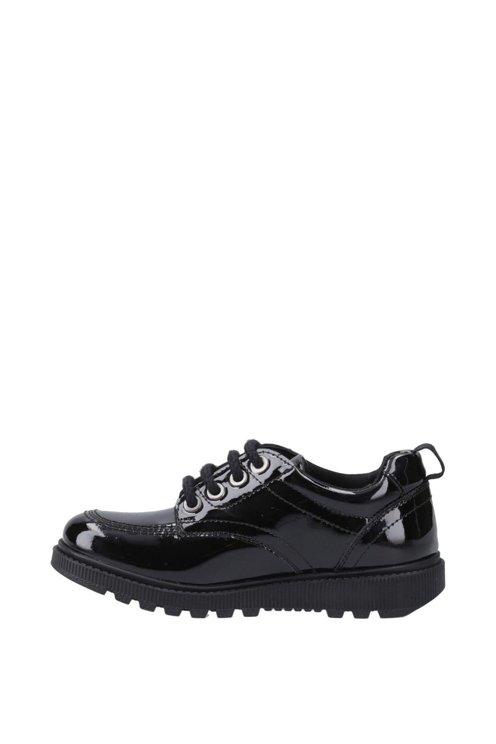 Hush Puppies Hush Puppies Women's Keeley Lace Up Patent Junior in Black - 4
