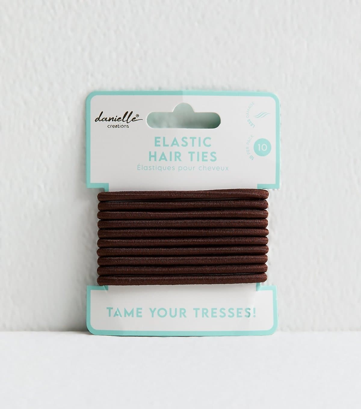 Danielle Danielle Creations Mid Brown Hair Ties Pack of 10