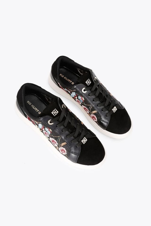 KG Kurt Geiger KG Kurt Geiger Women's 'Eliza Embroidery' Trainers in Black - 2