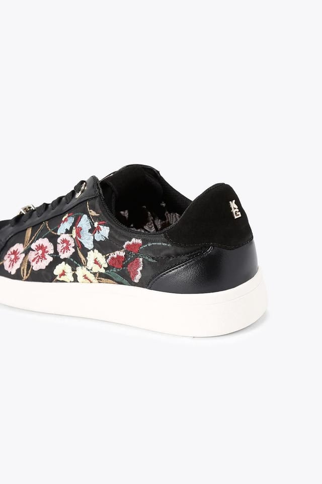 KG Kurt Geiger KG Kurt Geiger Women's 'Eliza Embroidery' Trainers in Black - 3
