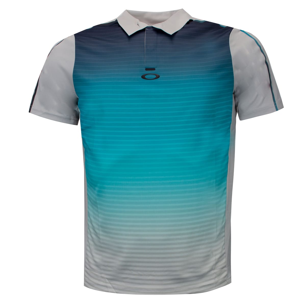Oakley Oakley Men's Engineered Polo Bubba Colourblock T-Shirt in Grey - 1