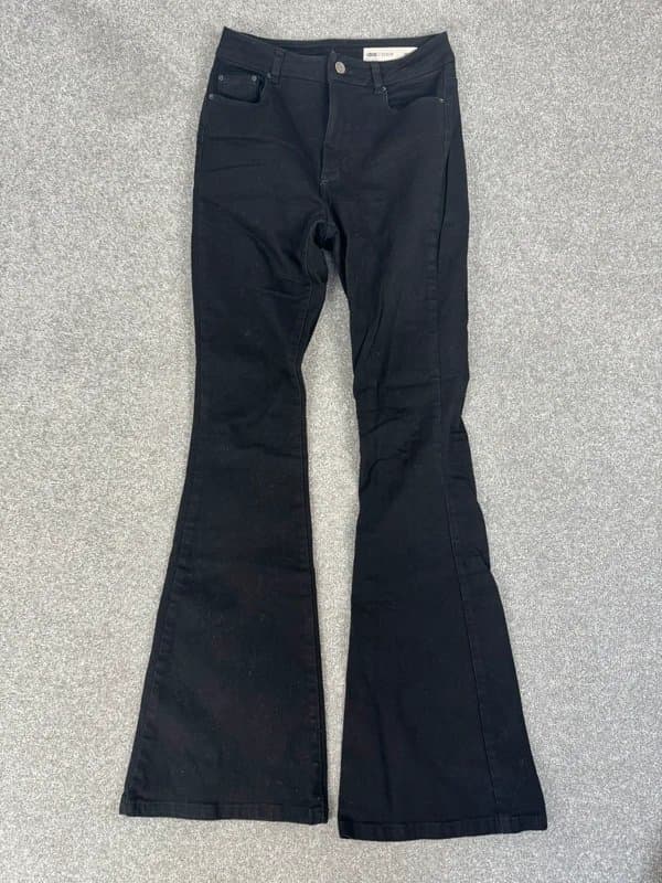 ASOS Tall ASOS Tall Black Flare Denim Jeans, Like New, Size 26/32, RRP: £32