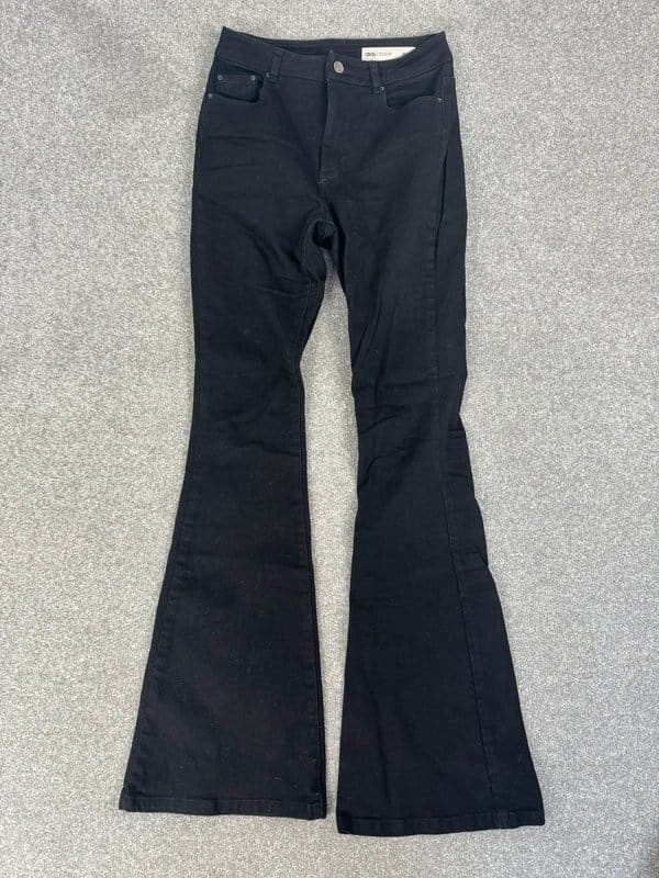 ASOS Tall Black Flare Denim Jeans