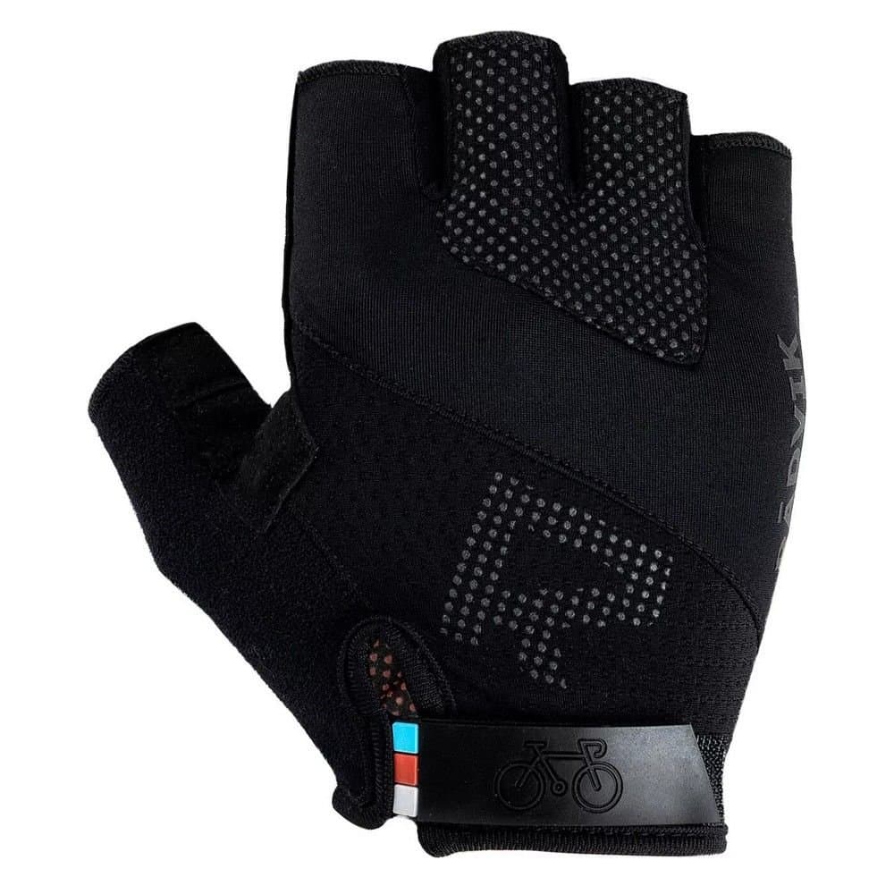 Radvik Radvik Men's Blast Logo Fingerless Gloves in Black