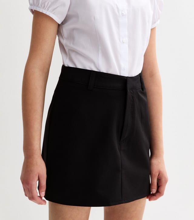New Look Girls' Black Tube School Skort New Look - 2