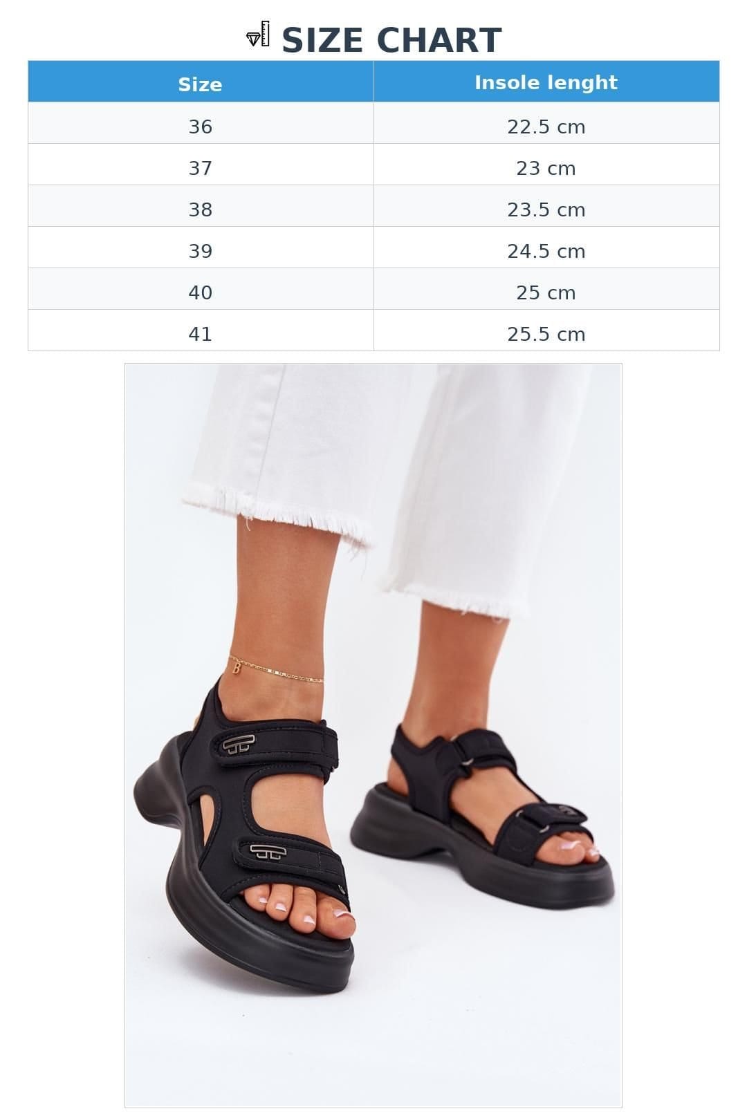 Love Lace Love Lace Women's Textile Platform Sandals with Double Velcro & Gold Detail in Black - 4