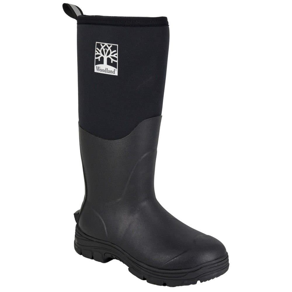Woodland Woodland Women's Insulated Wellington Boots in Black