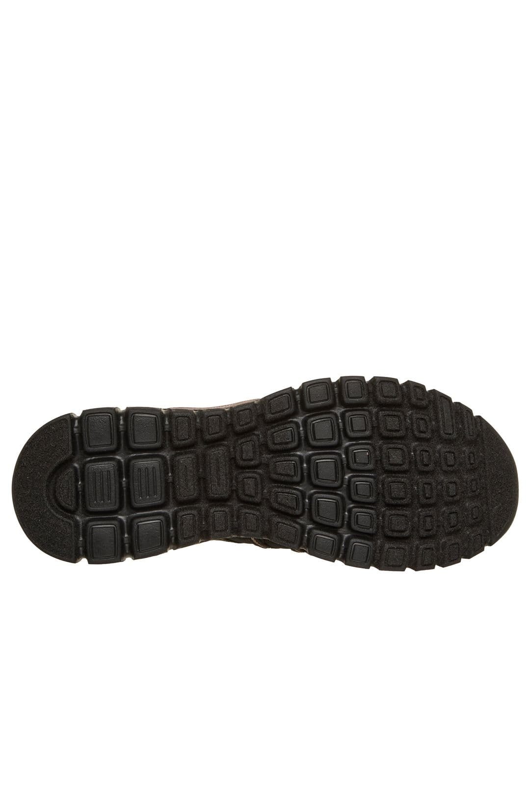 Skechers Skechers Women's Graceful - Metallic Detail Bungee Black/Rose Gold Knit in Black - 4