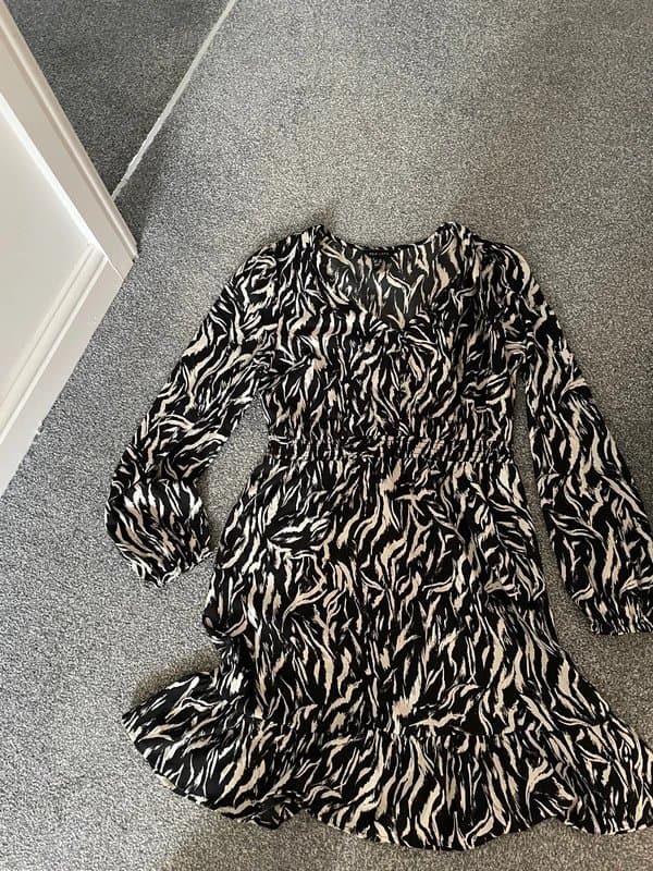 New Look New look new dress zebra print.