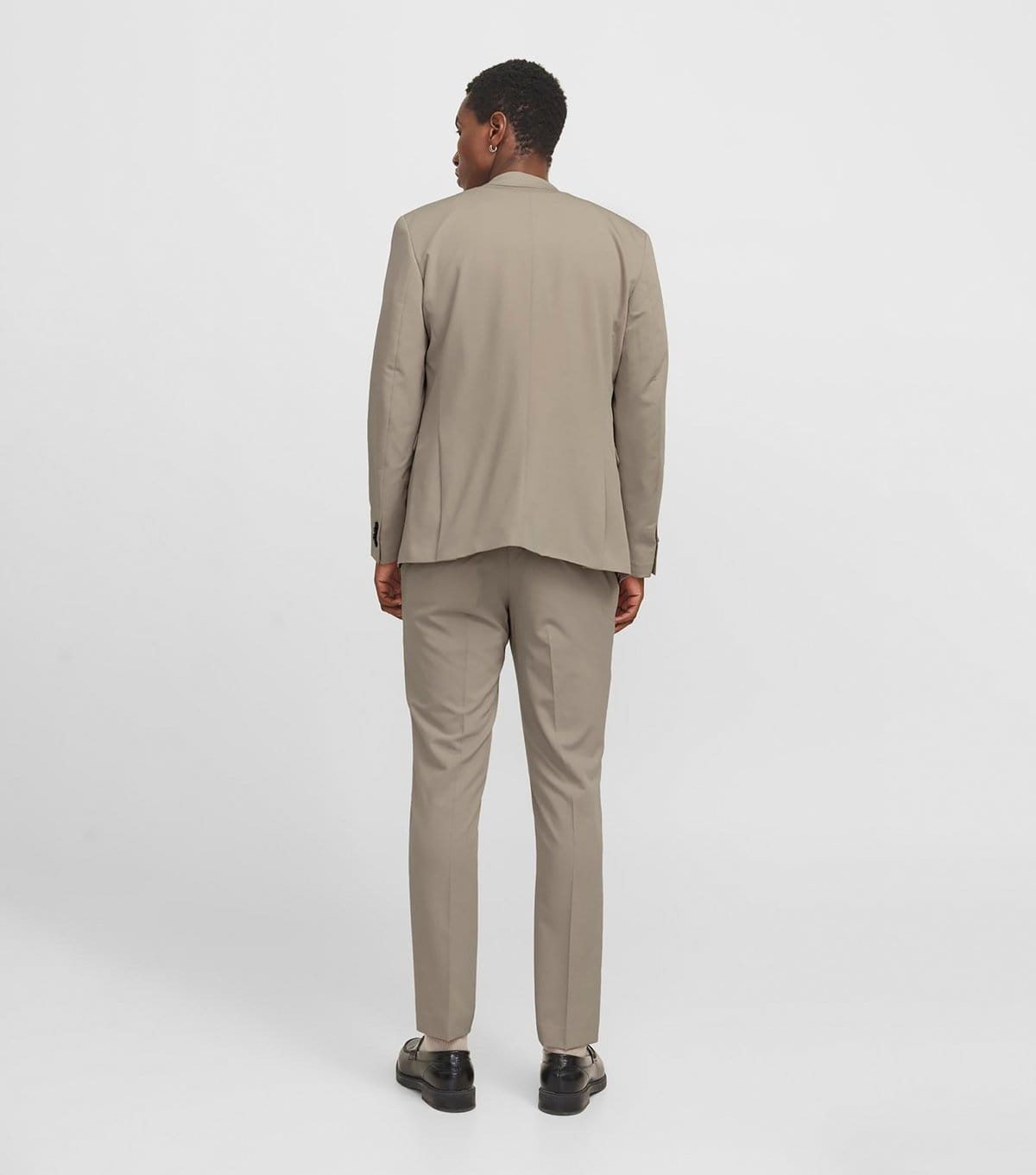 jack & jones Men's Cream Slim Fit Suit Trousers Jack & Jones New Look - 4