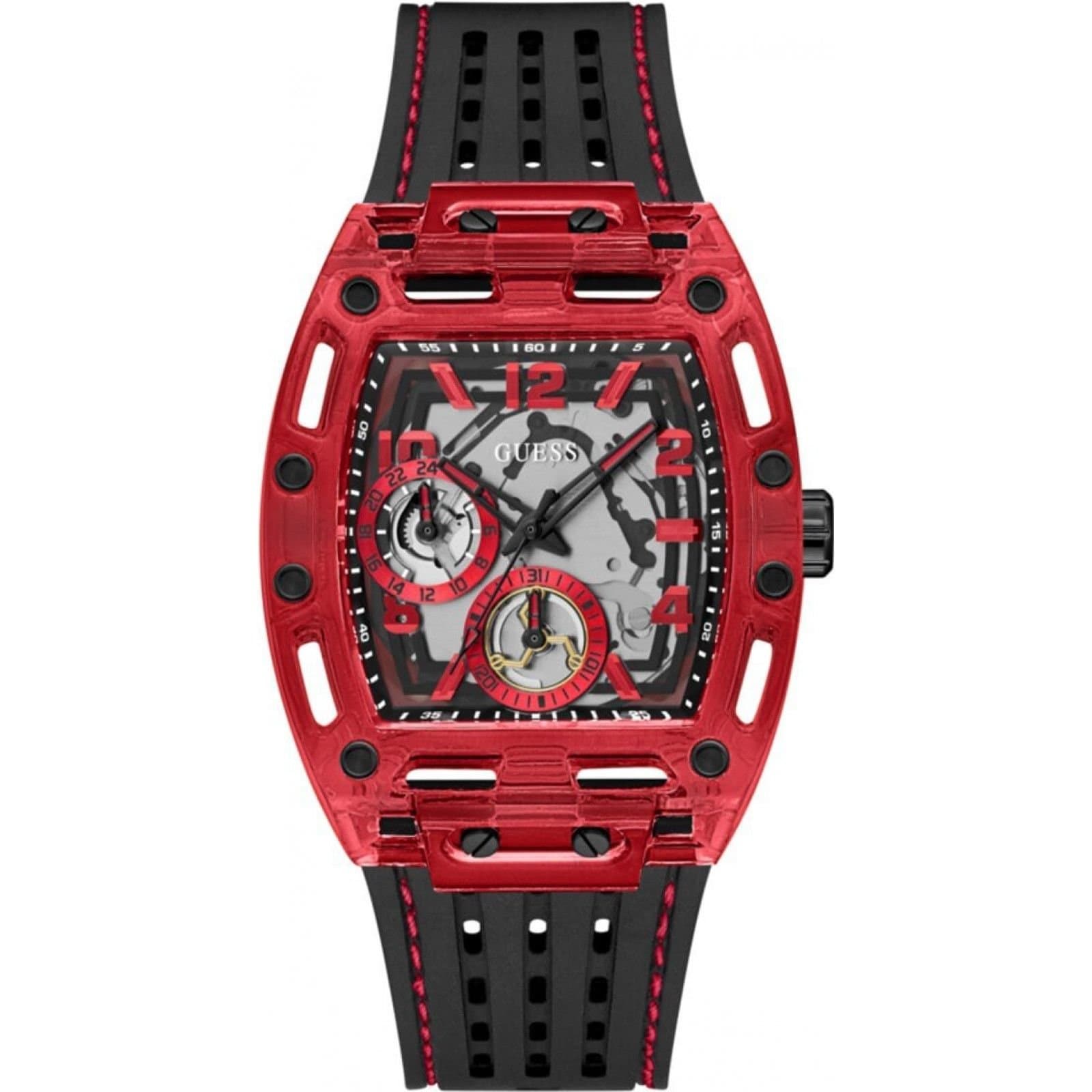 Guess Guess Men's GW0499G4 Phoenix 42mm Quartz Watch in Black