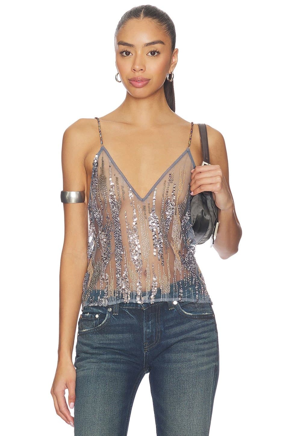 revolve Embellished Cami Top