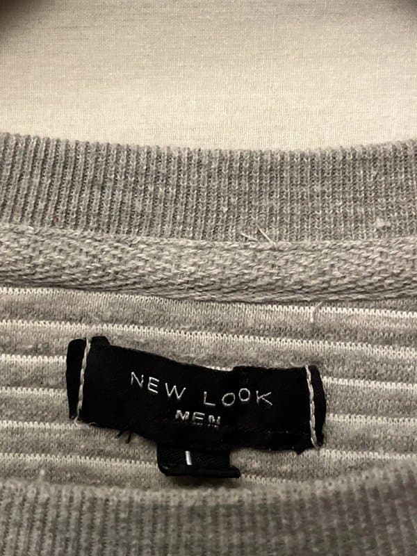 New Look New Look Men Grey Jumper size L (159)