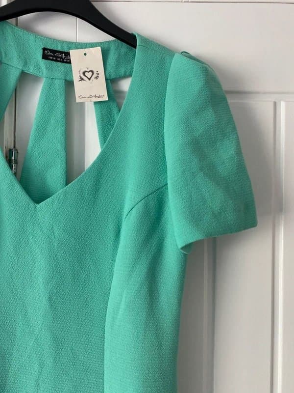 Miss Selfridge Mint green Miss selfridge mini skater dress size 10 - new!