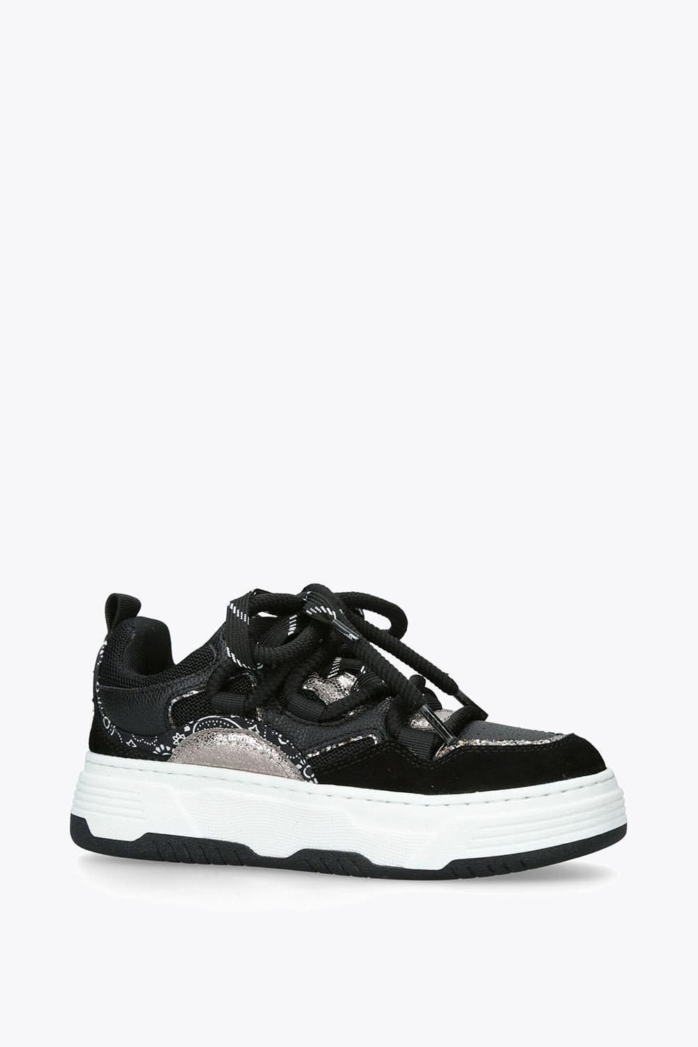 Steve Madden STEVE MADDEN Women's 'Brouhaha Black' Fabric Trainers in Black - 4