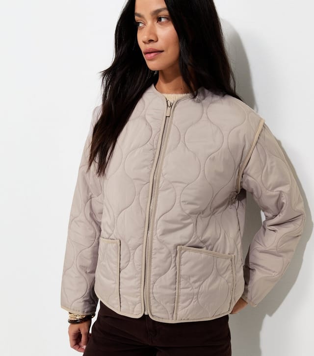 New Look Women's Mink Quilted Padded Jacket New Look - 3