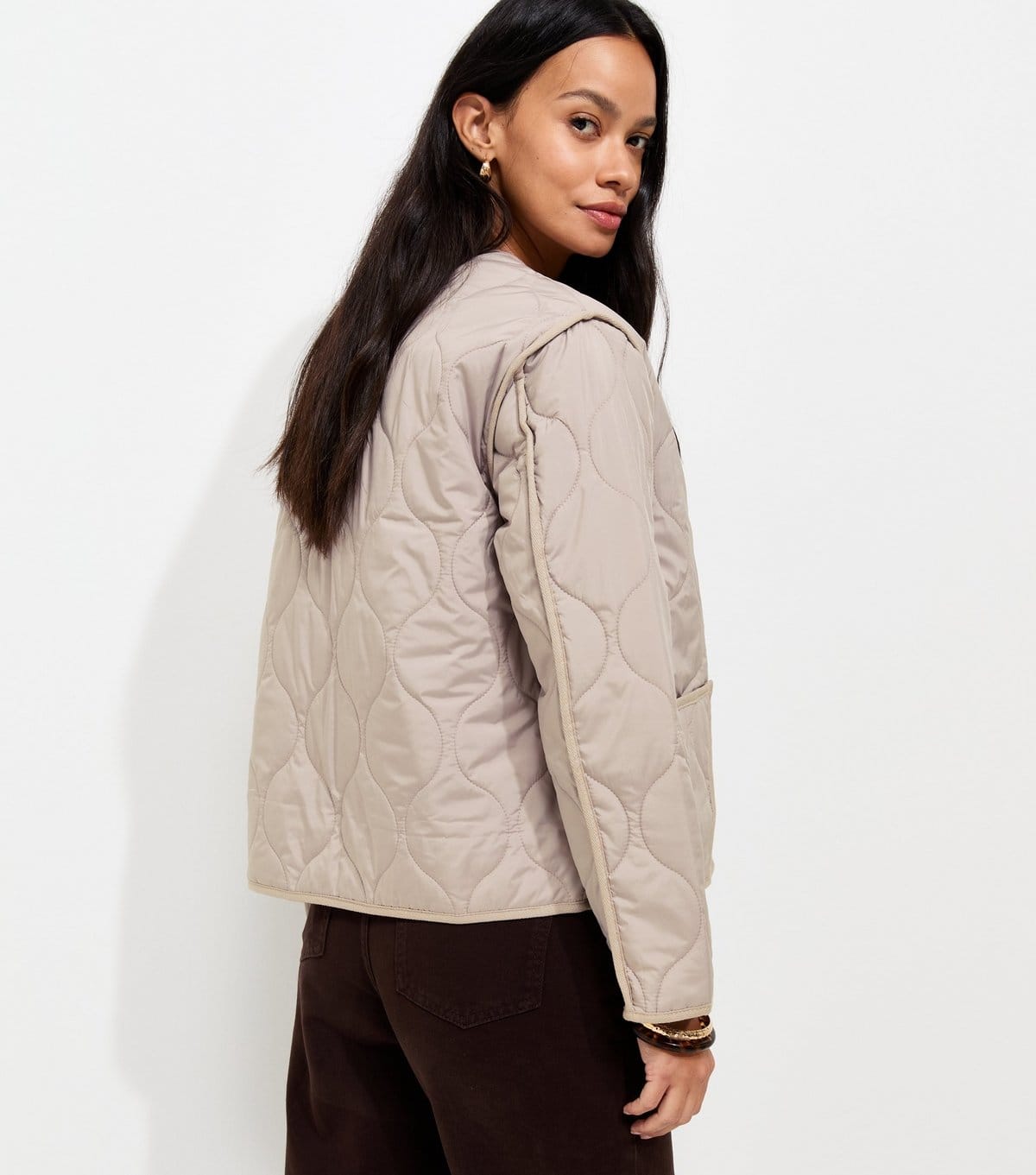 New Look Women's Mink Quilted Padded Jacket New Look - 4