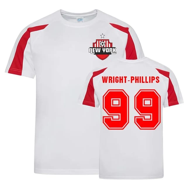 New York Red Bulls New York Red Bulls Men's Bradley Wright - Phillips New York Sports Training Jersey in White - 2