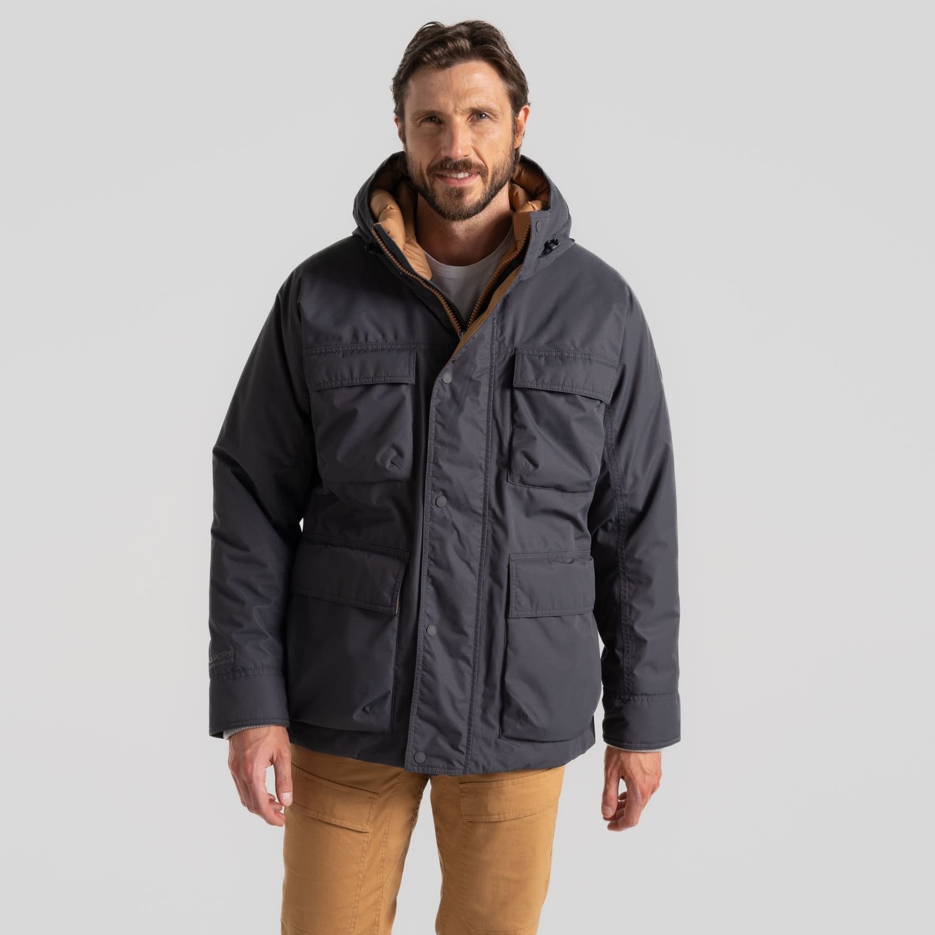 Craghoppers Craghoppers Men's 'Breckon' Waterproof Jacket in Mid Grey