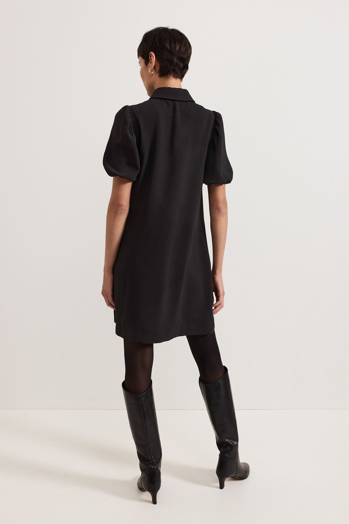 Phase Eight Phase Eight Women's Candice Scallop Detail Shirt Dress in Black - 4