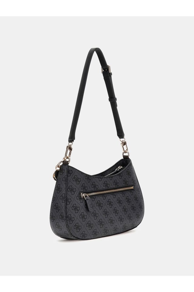 Guess Guess Women's Noelle Ii Top Zip Shoulder Bag Coal in Charcoal - 2