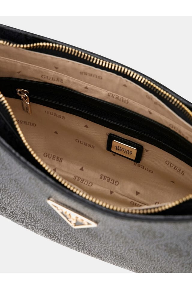Guess Guess Women's Noelle Ii Top Zip Shoulder Bag Coal in Charcoal - 3