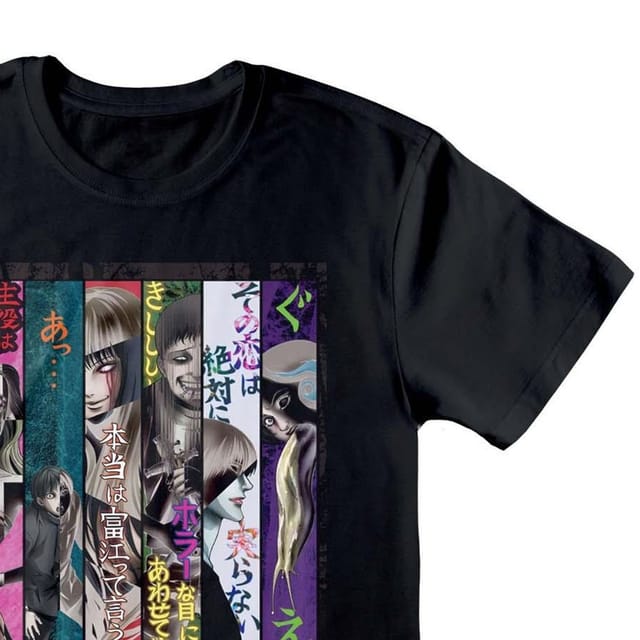 Junji-Ito Junji-Ito Men's Key Art T-Shirt in Black - 2