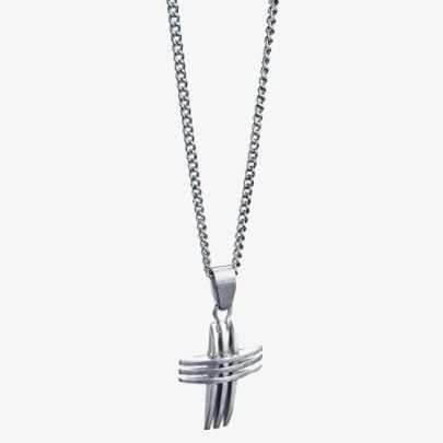 Fred Bennett Fred Bennett Men's Cross Pendant FB-P2563 in Silver - 1
